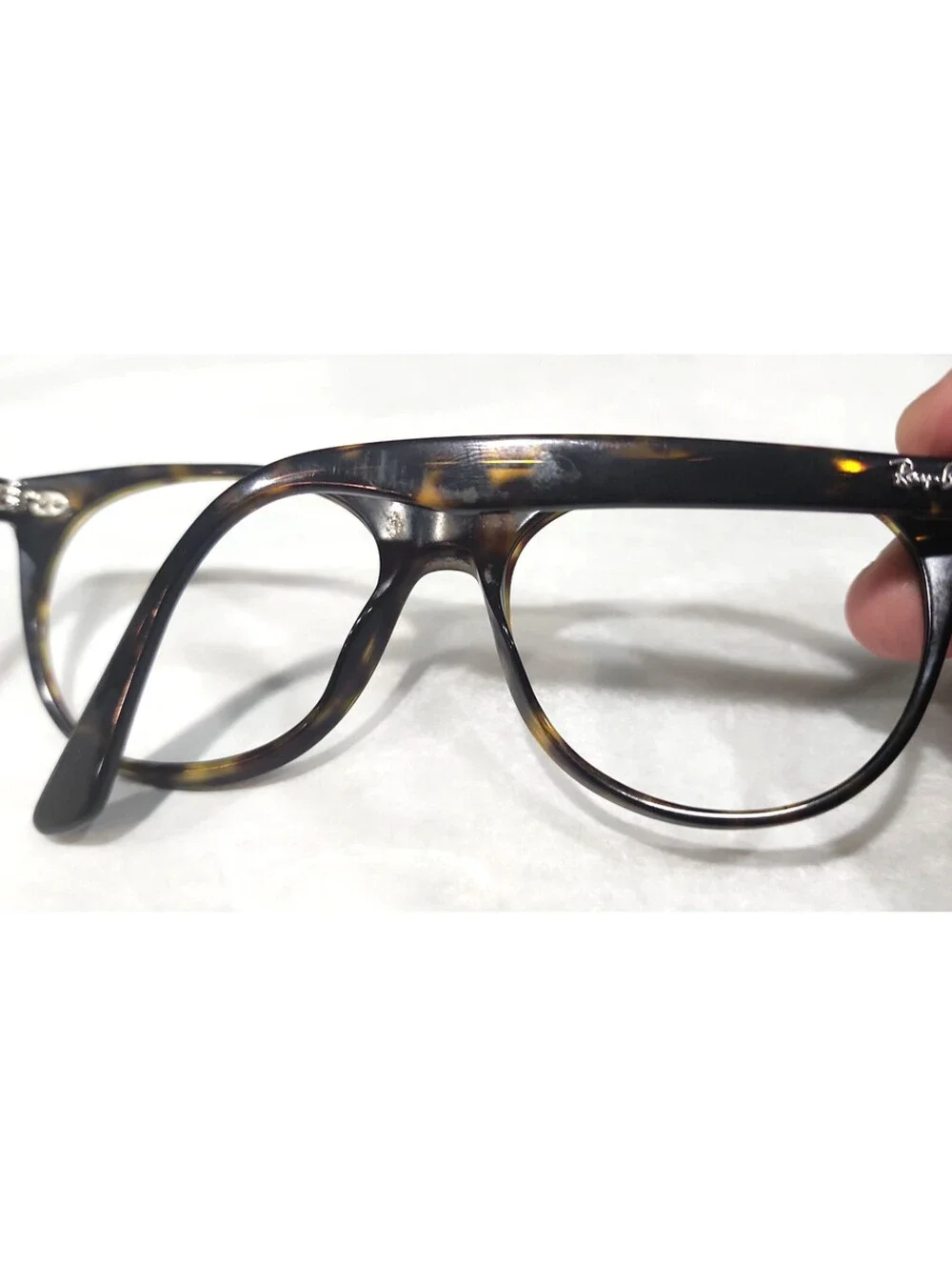 Ray Ban RB2185 902/31 Round Tortoise Eyeglasses Sunglasses Frame 55-18 145 WHA